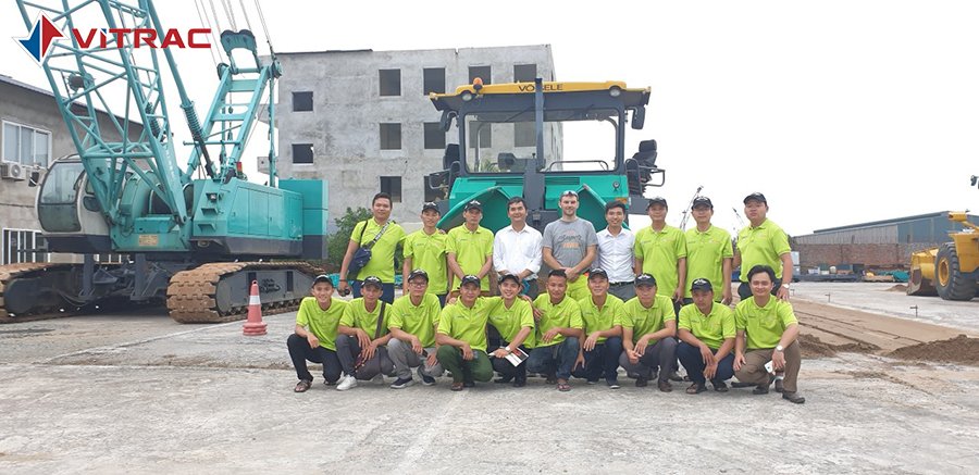 KHÓA ĐÀO TẠO ỨNG DỤNG VÀ VẬN HÀNH MÁY TRẢI NHỰA VOEGELE - HÀ NỘI