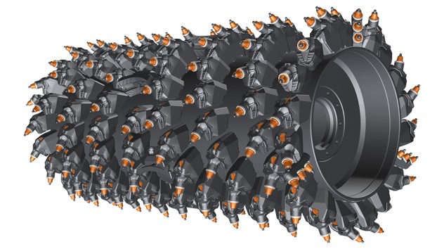 WIRTGEN milling and cutting drums