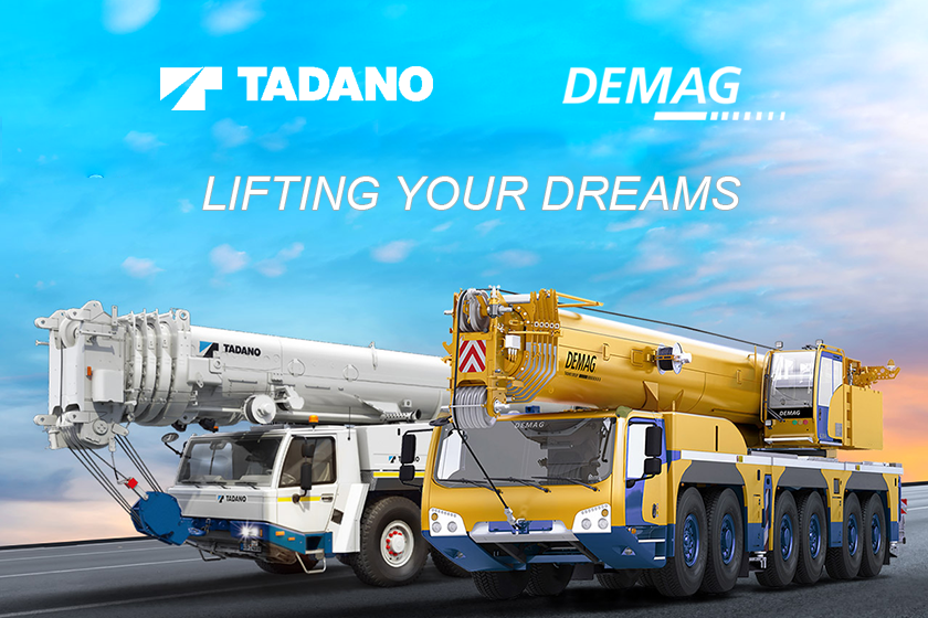 TADANO THÔNG BÁO MUA LẠI DEMAG - CHO RA ĐỜI DÒNG XE CẨU MANG THƯƠNG HIỆU TADANO DEMAG
