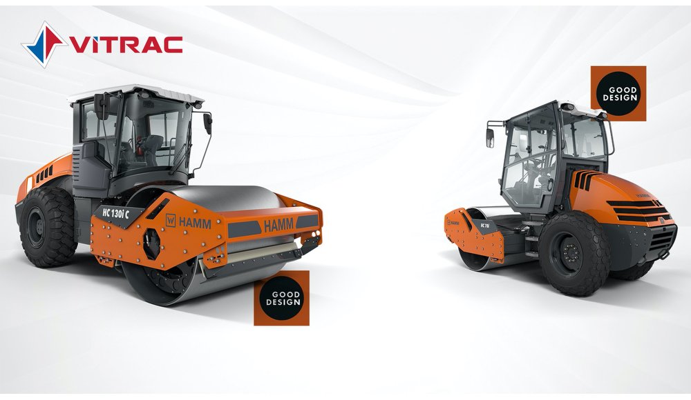 HAMM │ HAI GIẢI THƯỞNG GOOD DESIGN CHO CHUYÊN GIA LU LÈN: MÁY LU HẠNG NẶNG VÀ MÁY LU NHỎ