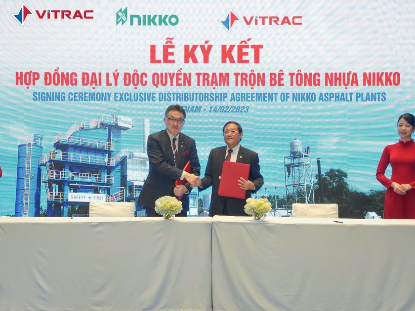LỄ KÝ KẾT ĐẠI LÝ ĐỘC QUYỀN TRẠM TRỘN BÊ TÔNG NHỰA NIKKO NHẬT BẢN TẠI VIỆT NAM