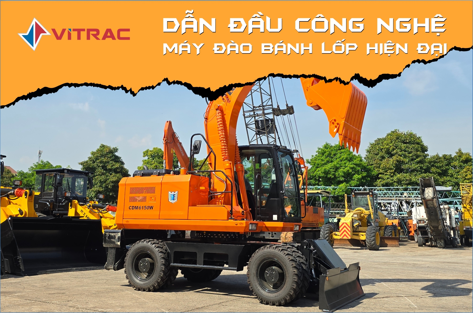 LONKING – DẪN ĐẦU CÔNG NGHỆ MÁY ĐÀO BÁNH LỐP HIỆN ĐẠI CHO NHÀ THẦU VIỆT NAM