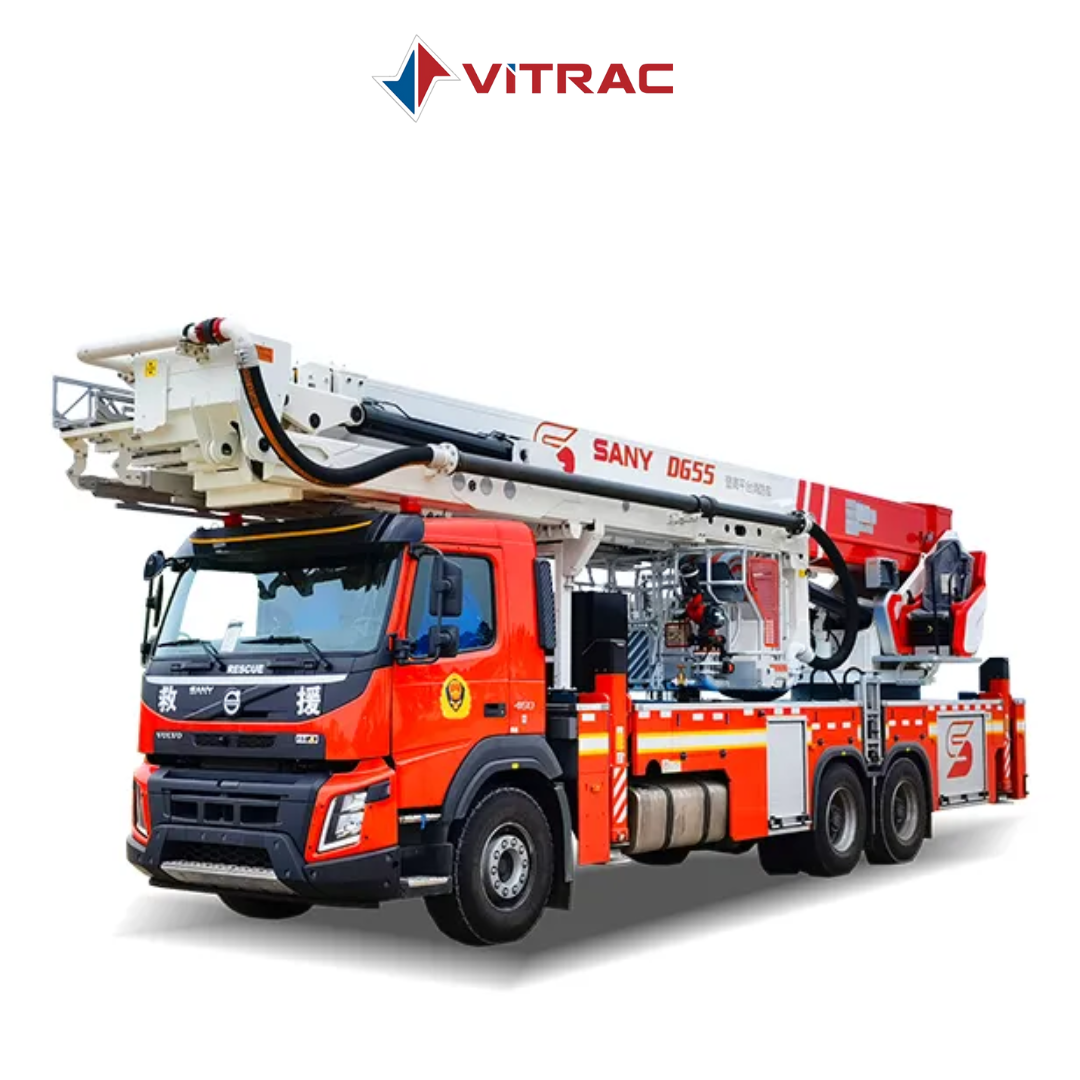 XE THANG CỨU HỎA CỨU HỘ CẦN XẾP